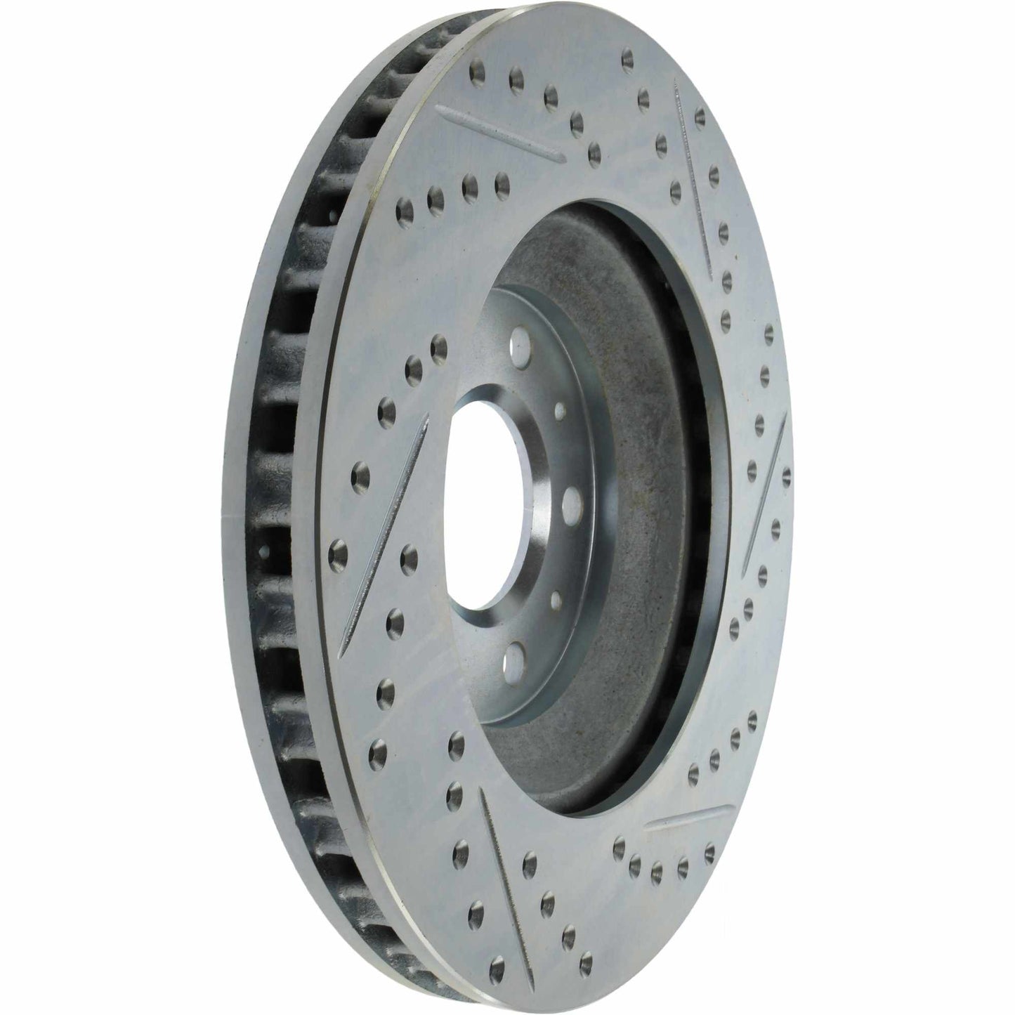 StopTech  Select Sport Drilled And Slotted Brake Rotor; Front Right