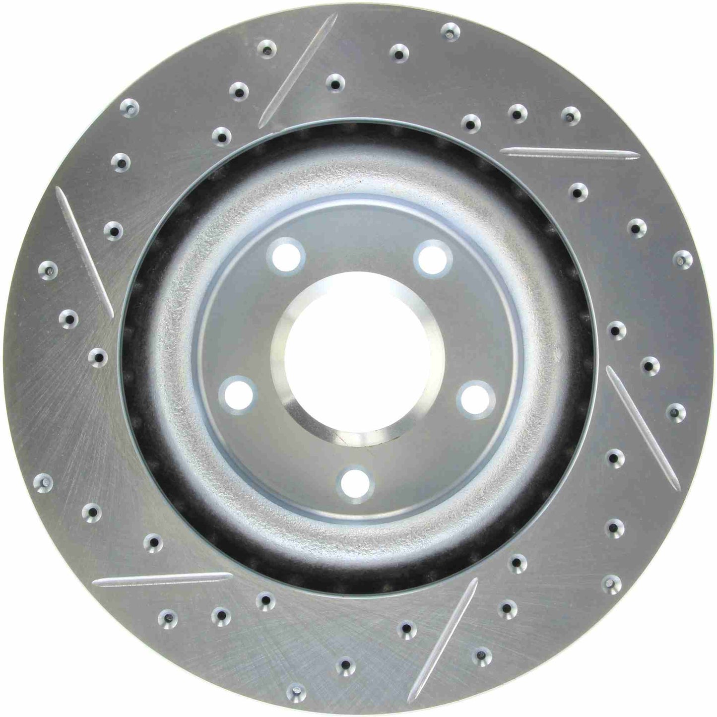StopTech Select Sport Drilled And Slotted Brake Rotor; Front Left
