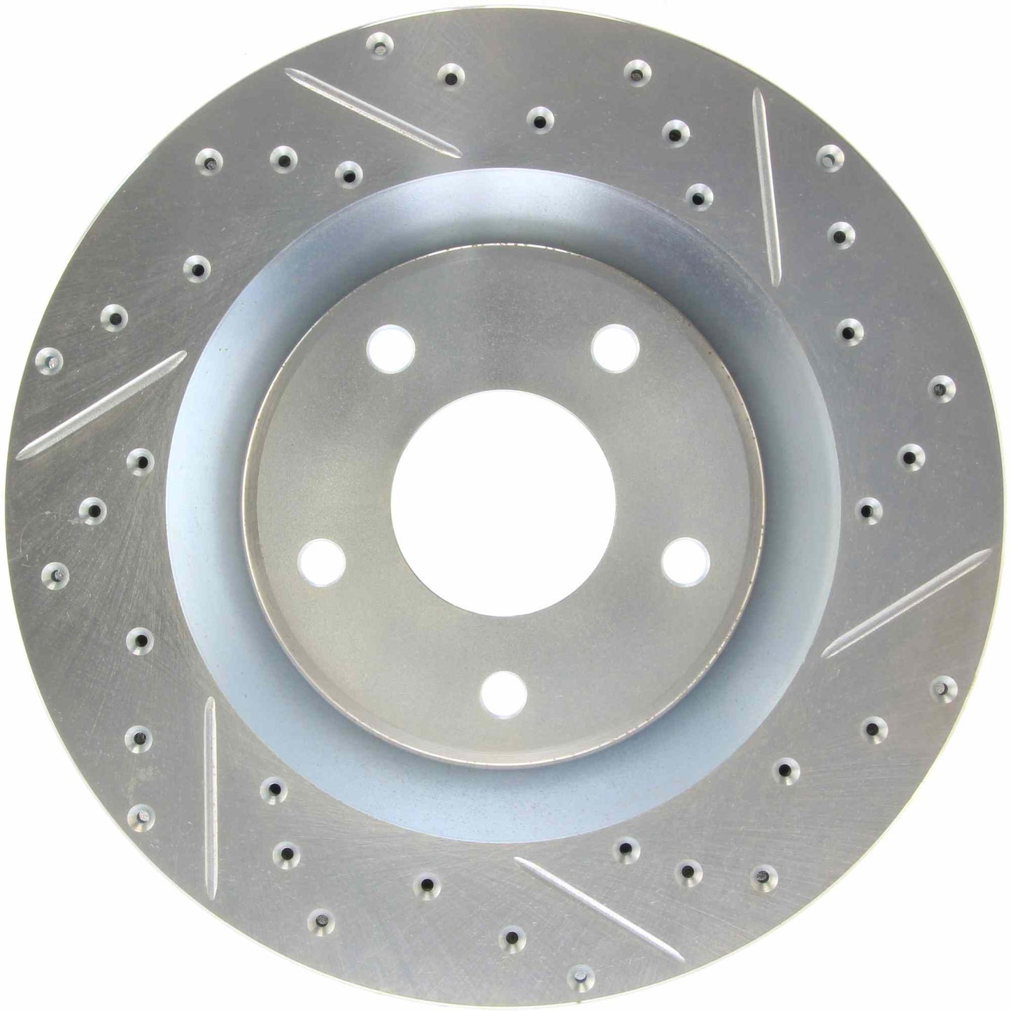 StopTech Select Sport Drilled And Slotted Brake Rotor; Front Left
