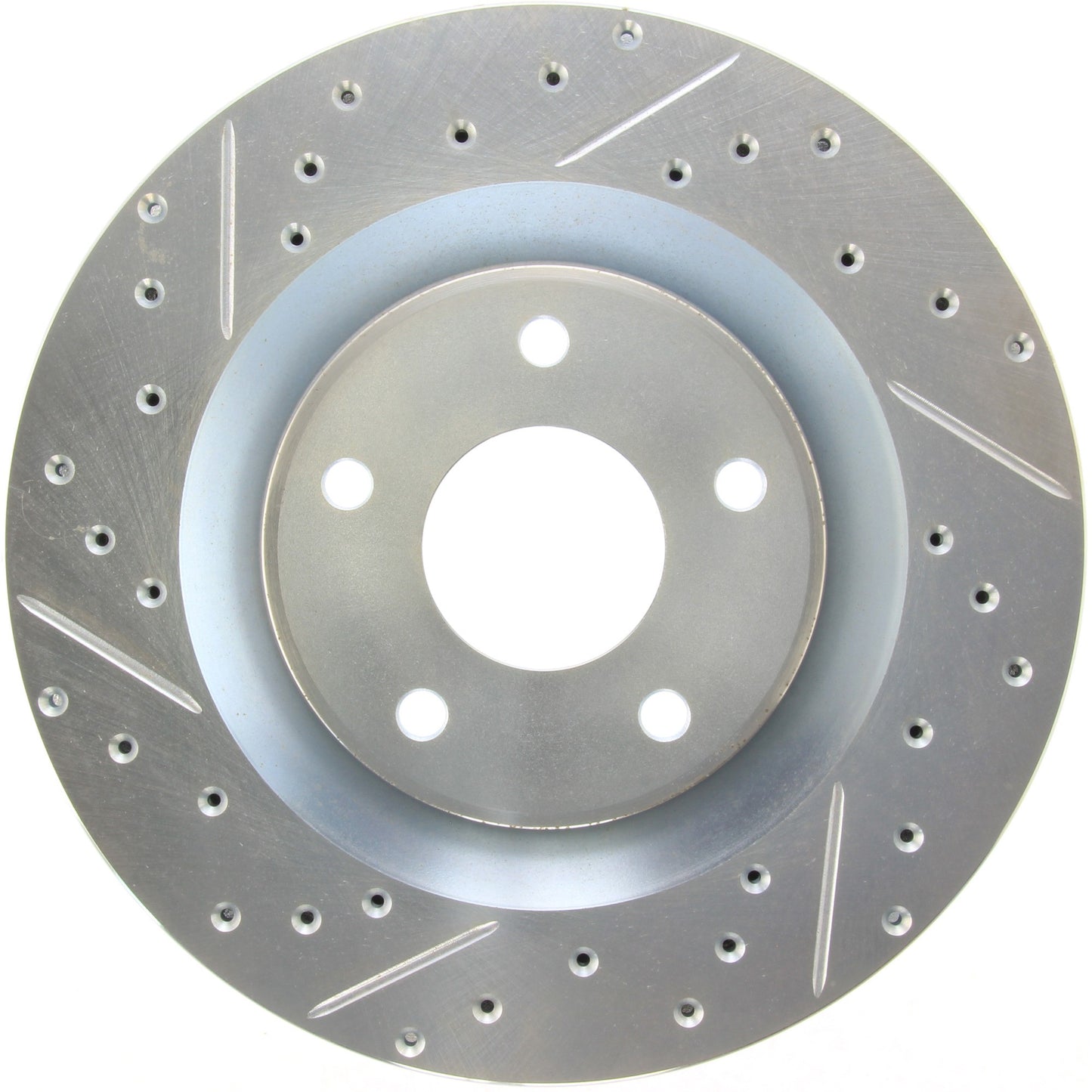 StopTech Select Sport Drilled And Slotted Brake Rotor; Front Right