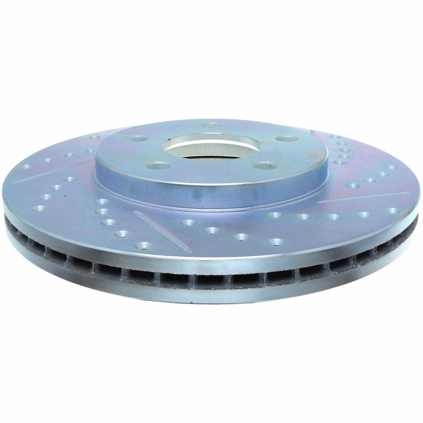 StopTech Select Sport Drilled And Slotted Brake Rotor; Front Left