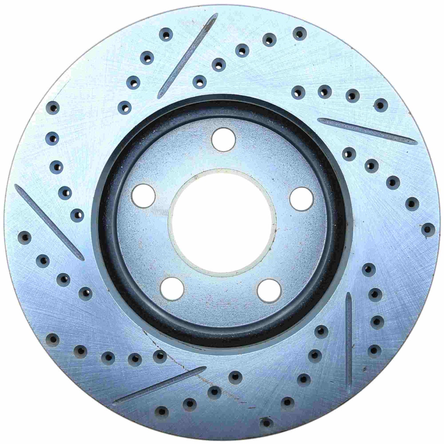 StopTech Select Sport Drilled And Slotted Brake Rotor; Front Left