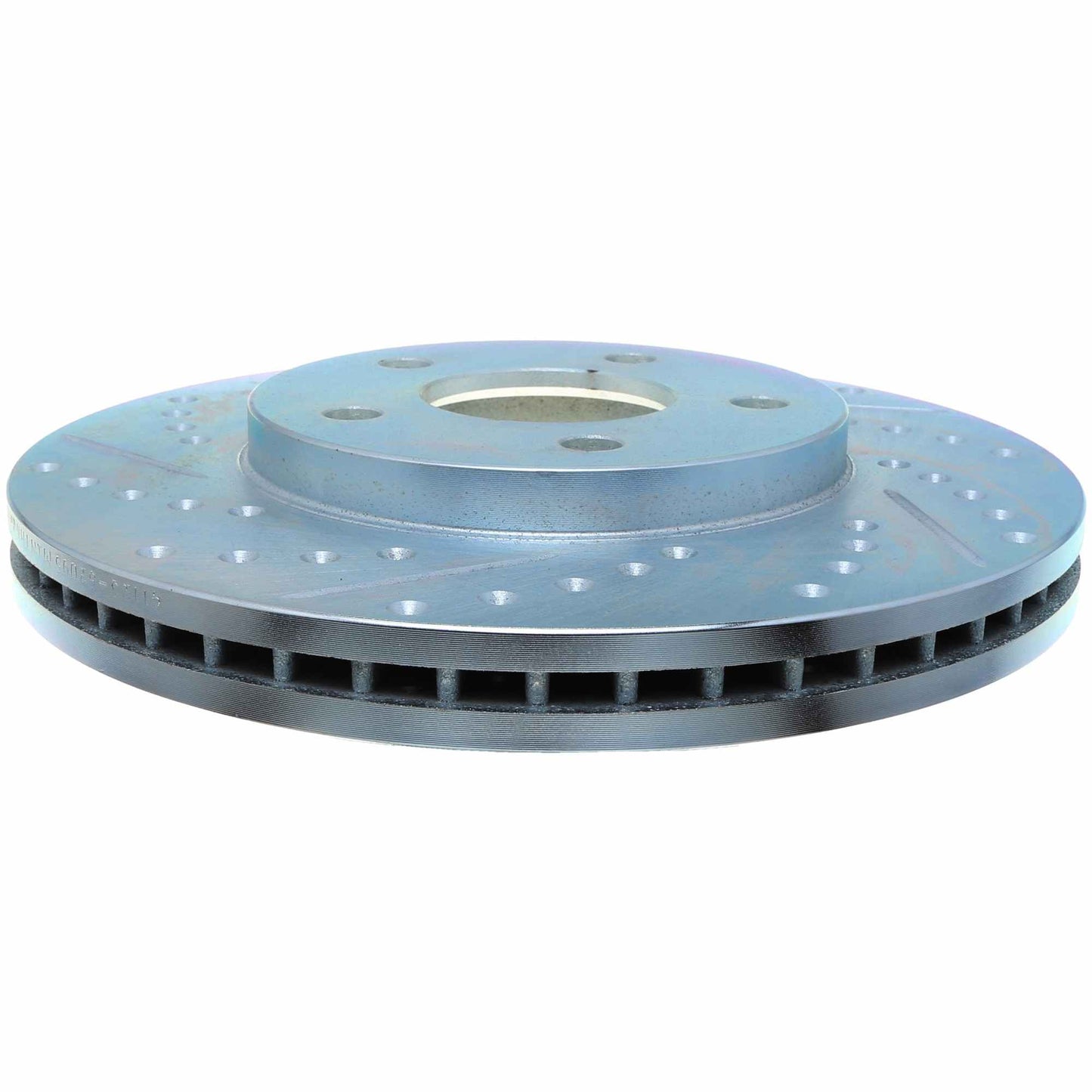 StopTech Select Sport Drilled And Slotted Brake Rotor; Front Right
