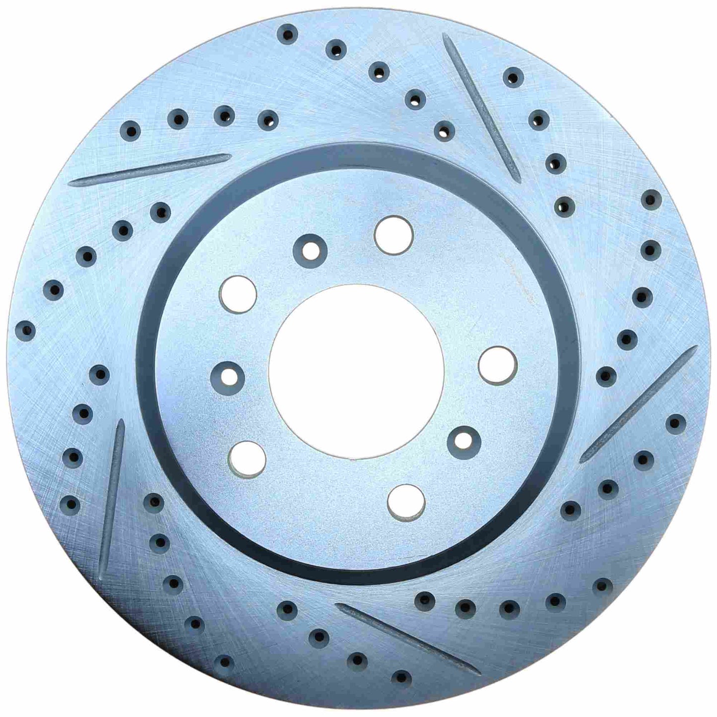 StopTech Select Sport Drilled And Slotted Brake Rotor; Front Left