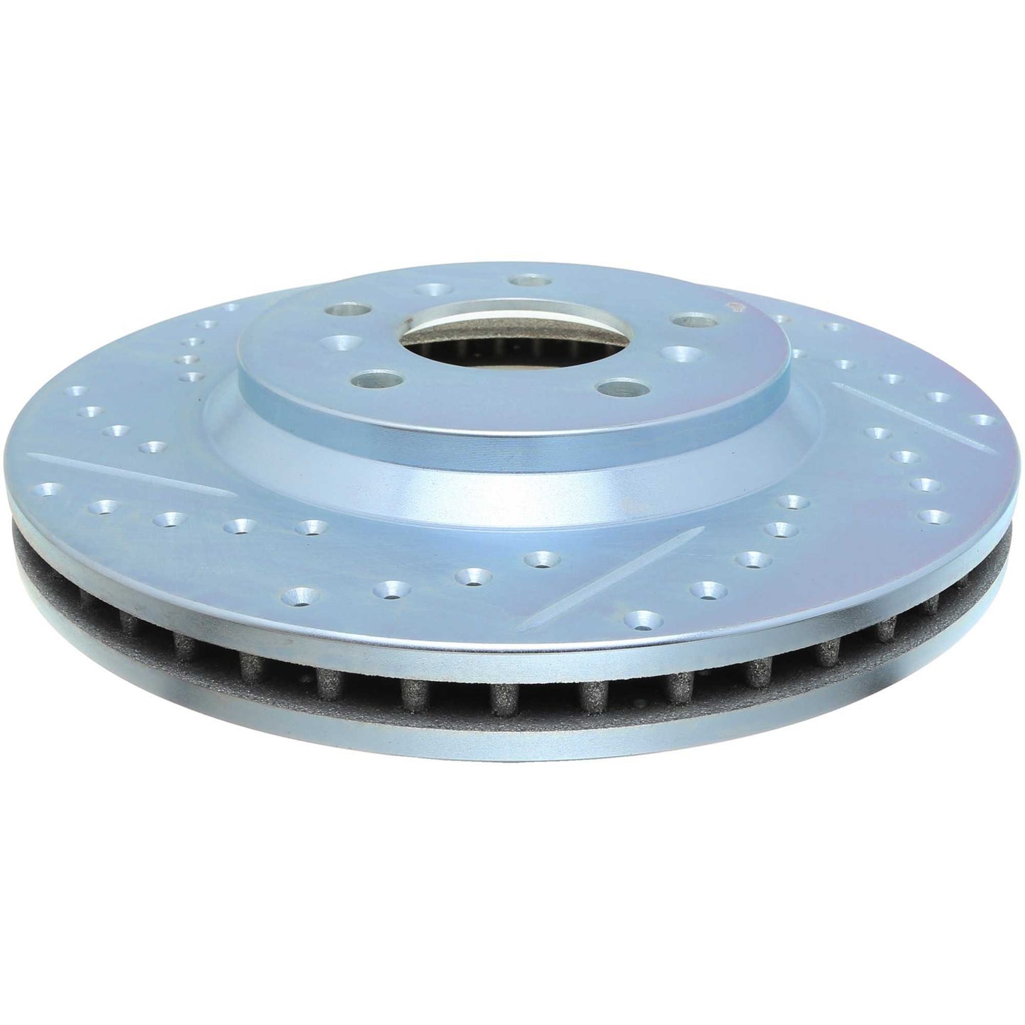 StopTech Select Sport Drilled And Slotted Brake Rotor; Front Right