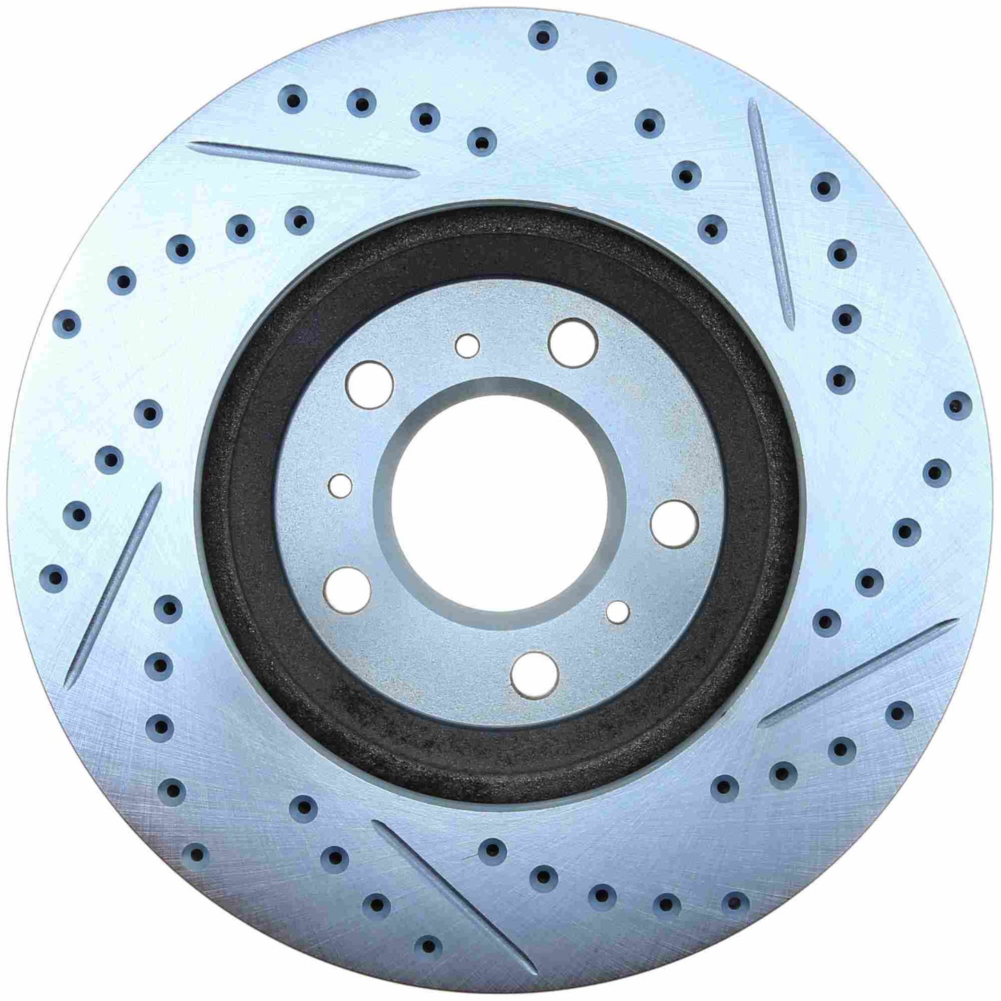 StopTech Select Sport Drilled And Slotted Brake Rotor; Front Right