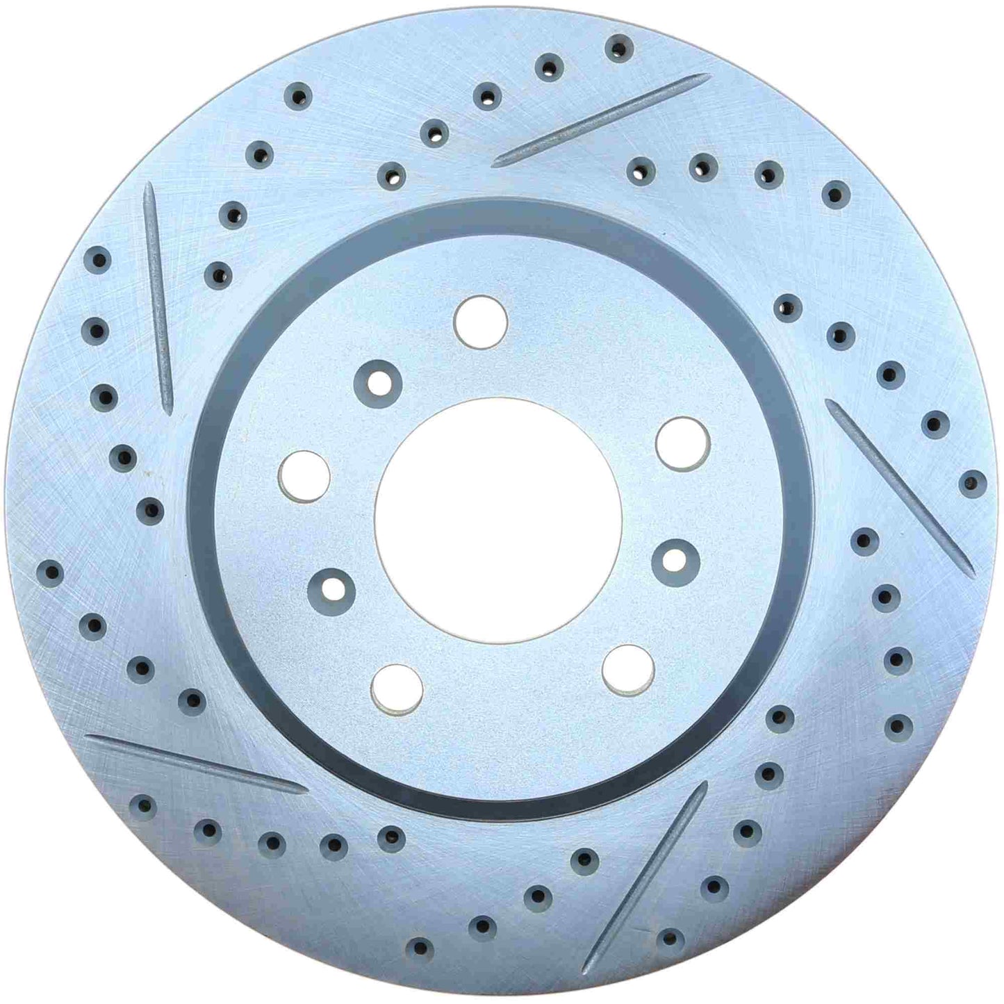 StopTech Select Sport Drilled And Slotted Brake Rotor; Front Right