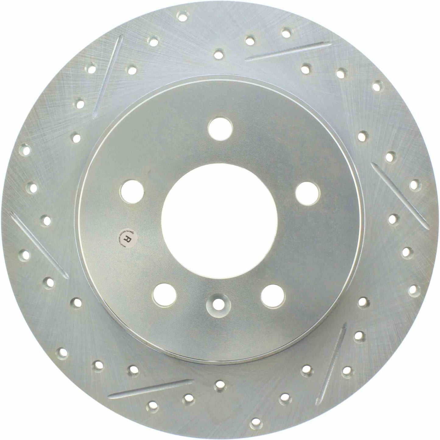 StopTech Select Sport Drilled And Slotted Brake Rotor; Front Right