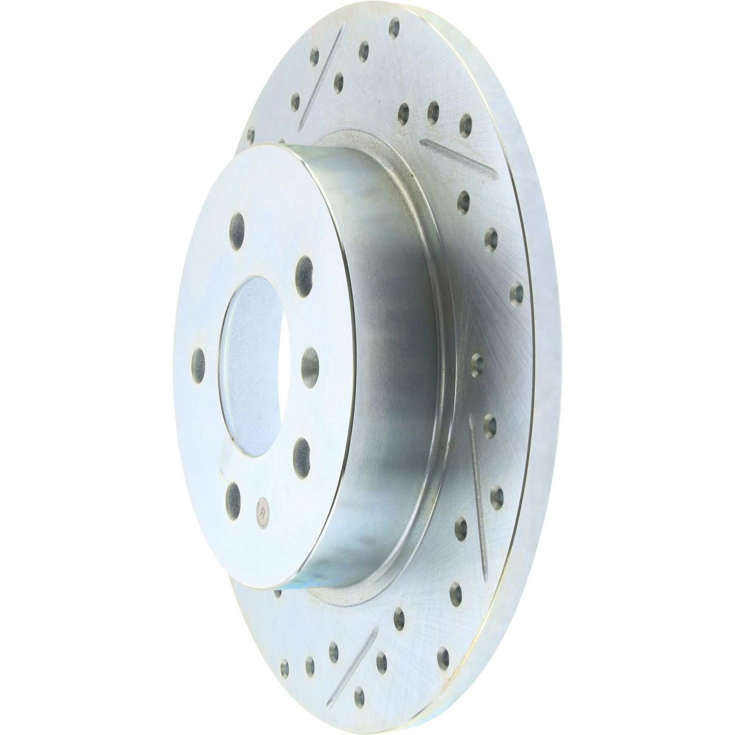 StopTech Select Sport Drilled And Slotted Brake Rotor; Front Right