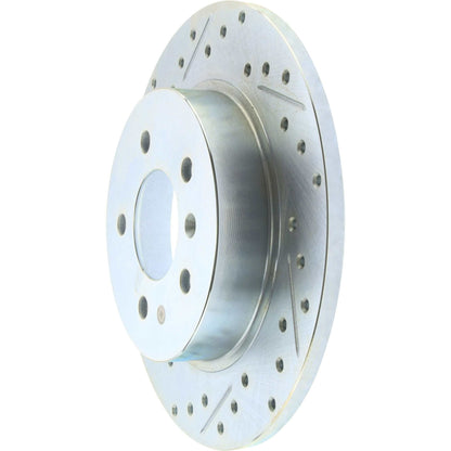 StopTech Select Sport Drilled And Slotted Brake Rotor; Front Right
