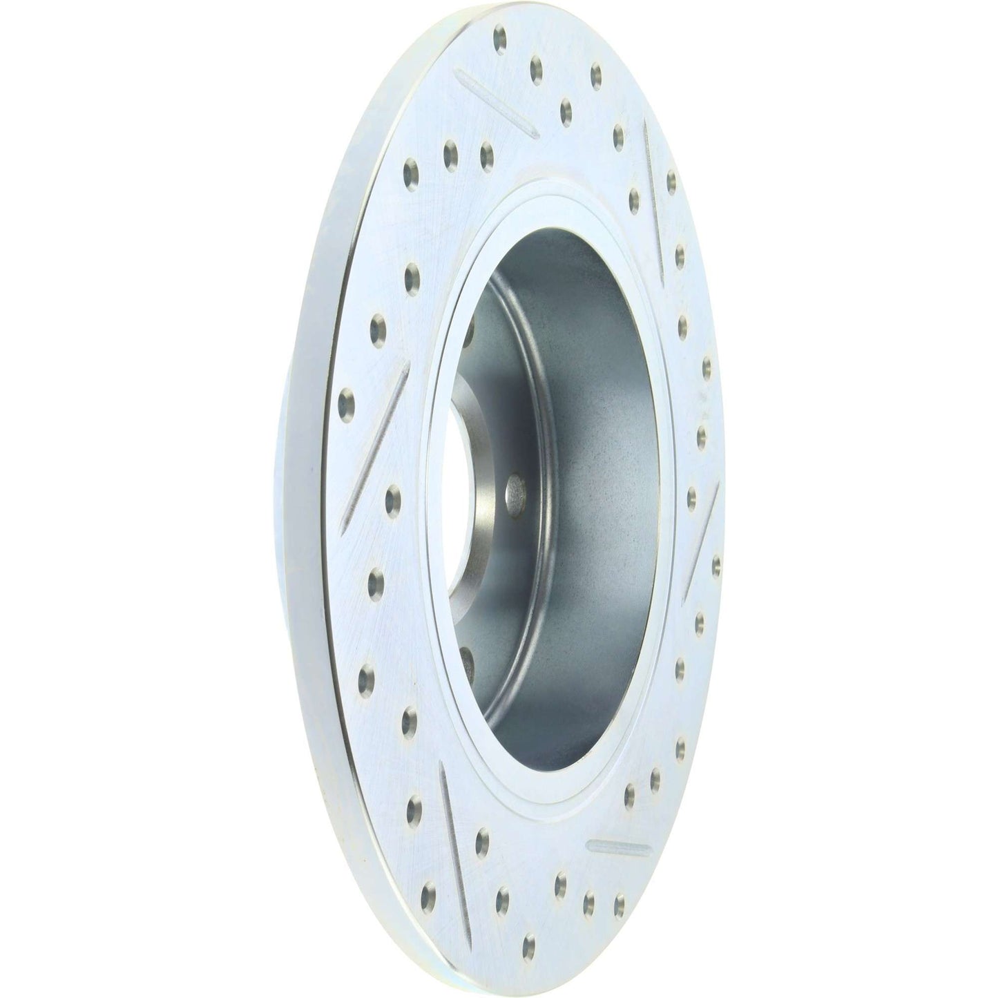 StopTech Select Sport Drilled And Slotted Brake Rotor; Front Right
