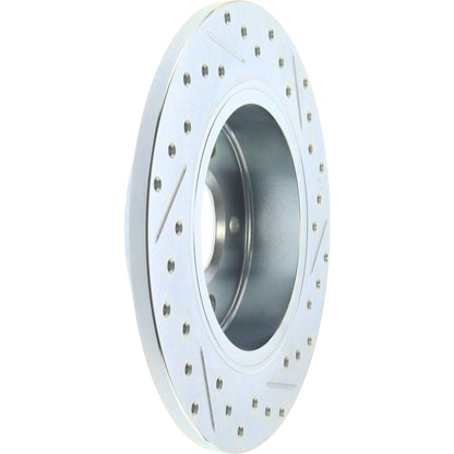 StopTech Select Sport Drilled And Slotted Brake Rotor; Front Right