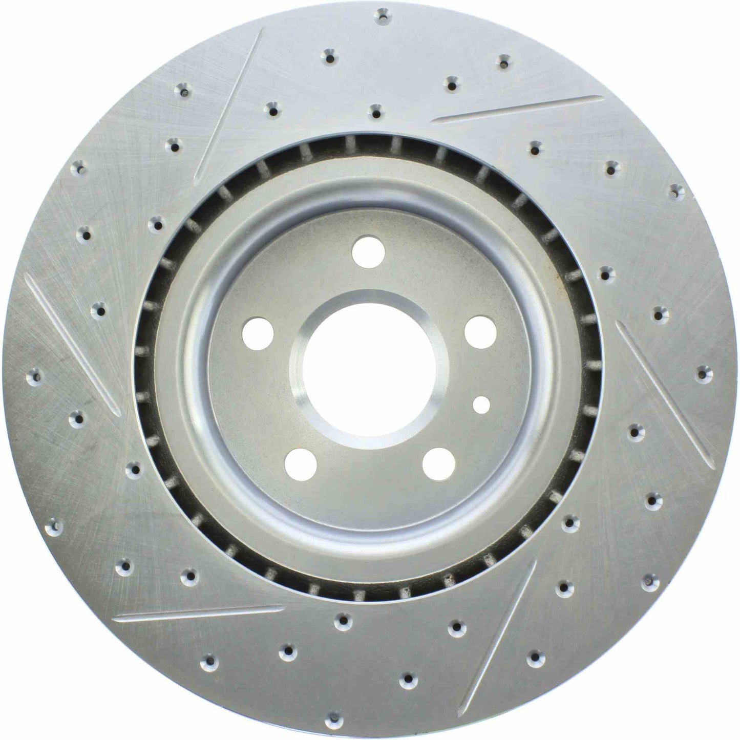 StopTech Select Sport Drilled And Slotted Brake Rotor; Front Left
