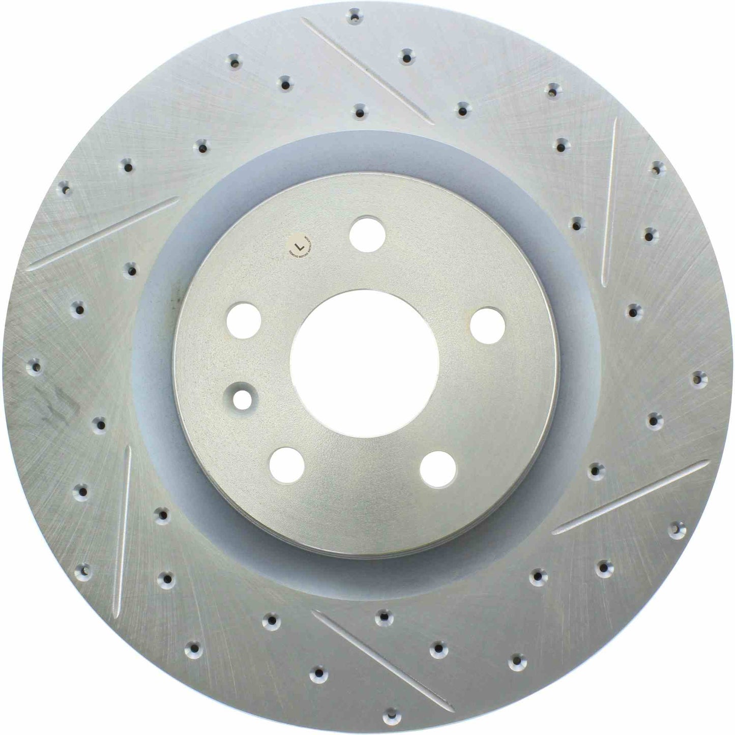 StopTech Select Sport Drilled And Slotted Brake Rotor; Front Left