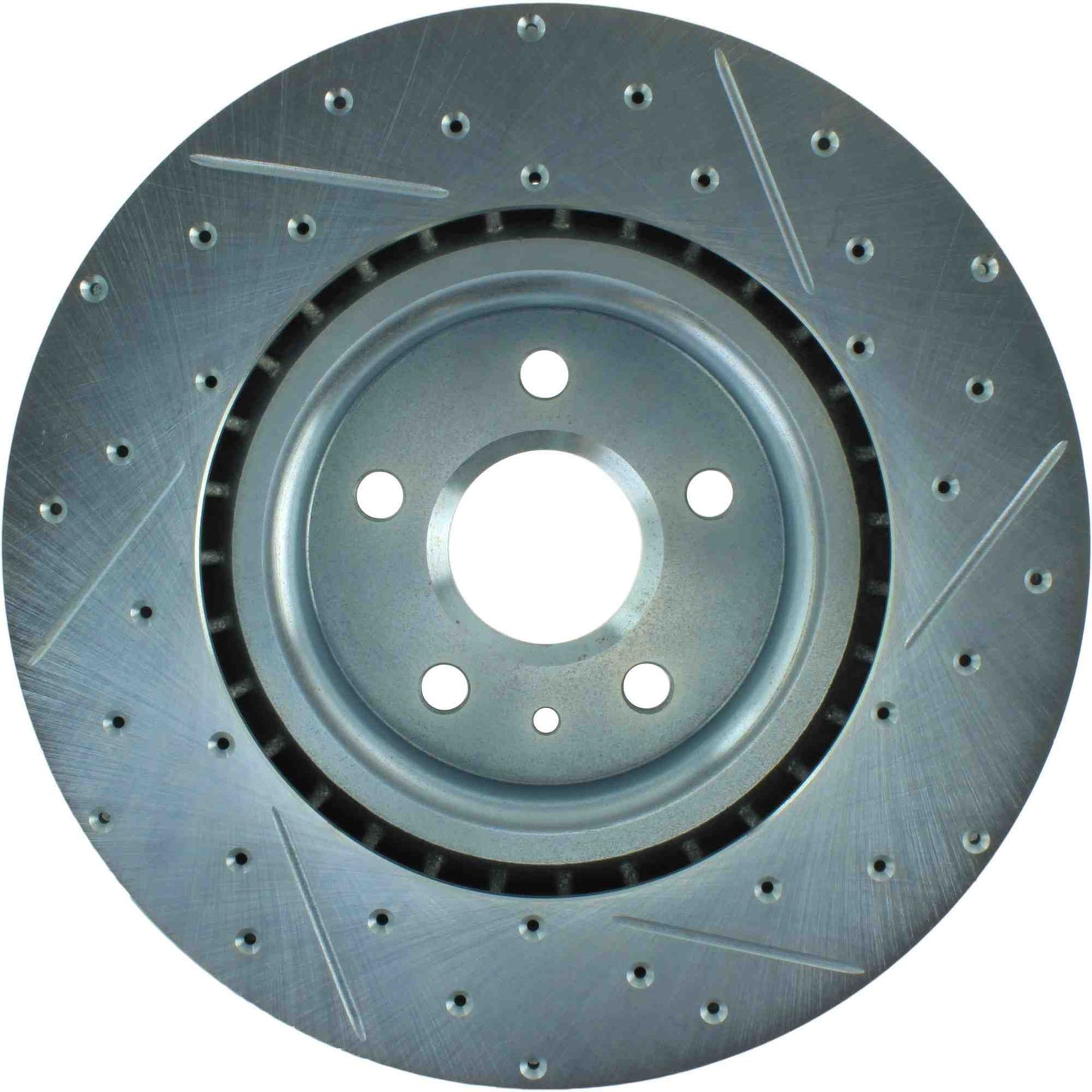 StopTech Select Sport Drilled And Slotted Brake Rotor; Front Right