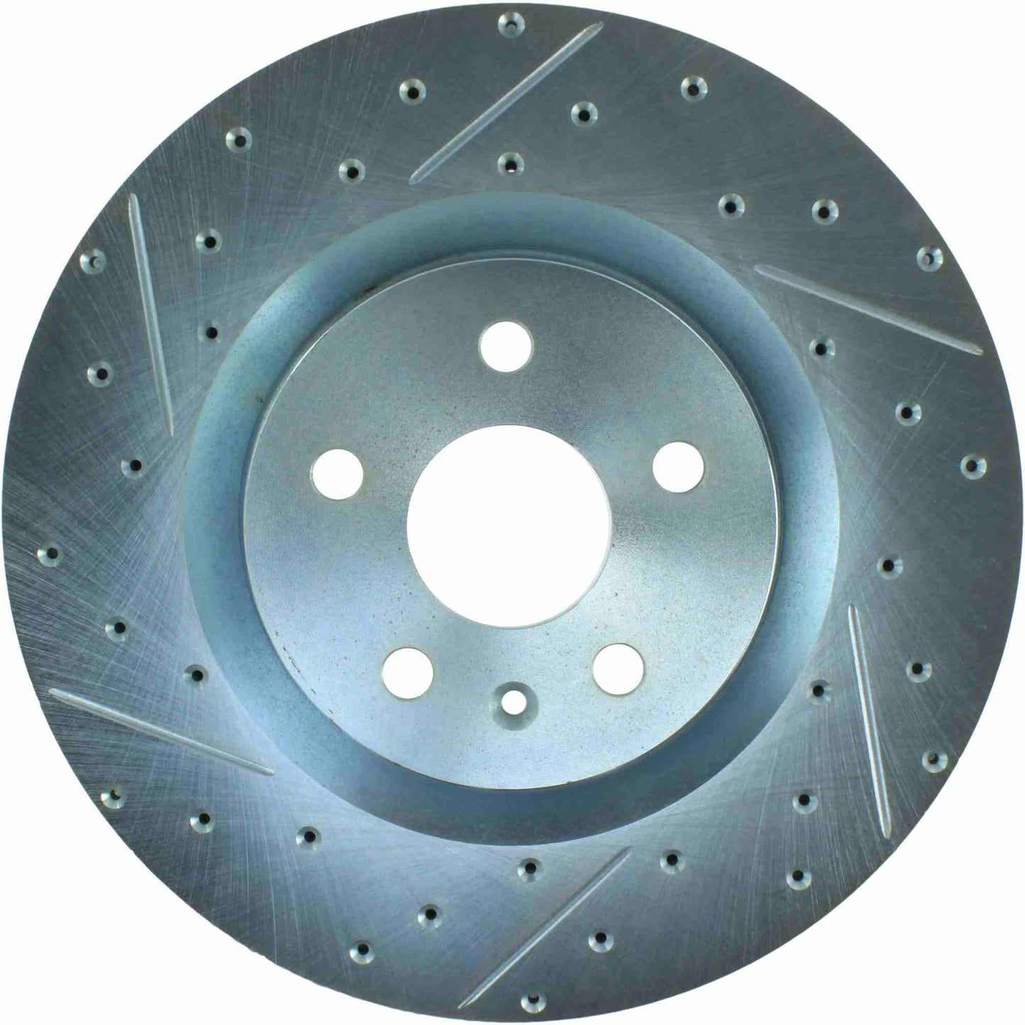 StopTech Select Sport Drilled And Slotted Brake Rotor; Front Right
