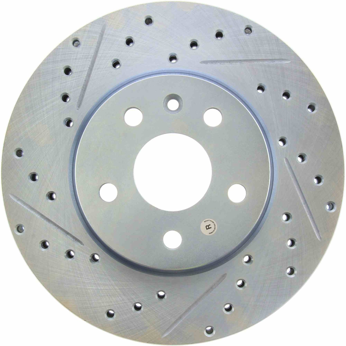 StopTech Select Sport Drilled And Slotted Brake Rotor; Front Right