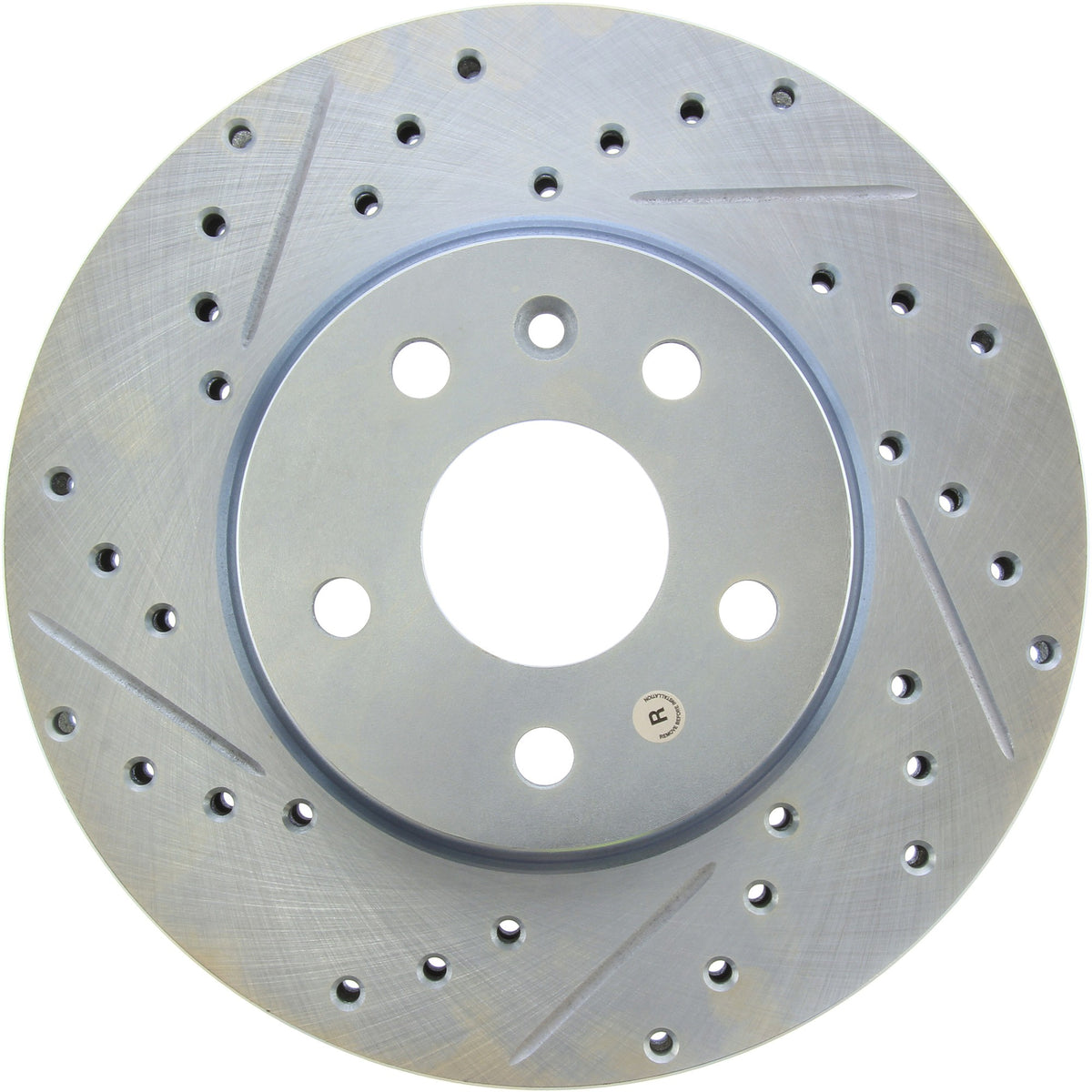 StopTech Select Sport Drilled And Slotted Brake Rotor; Front Right
