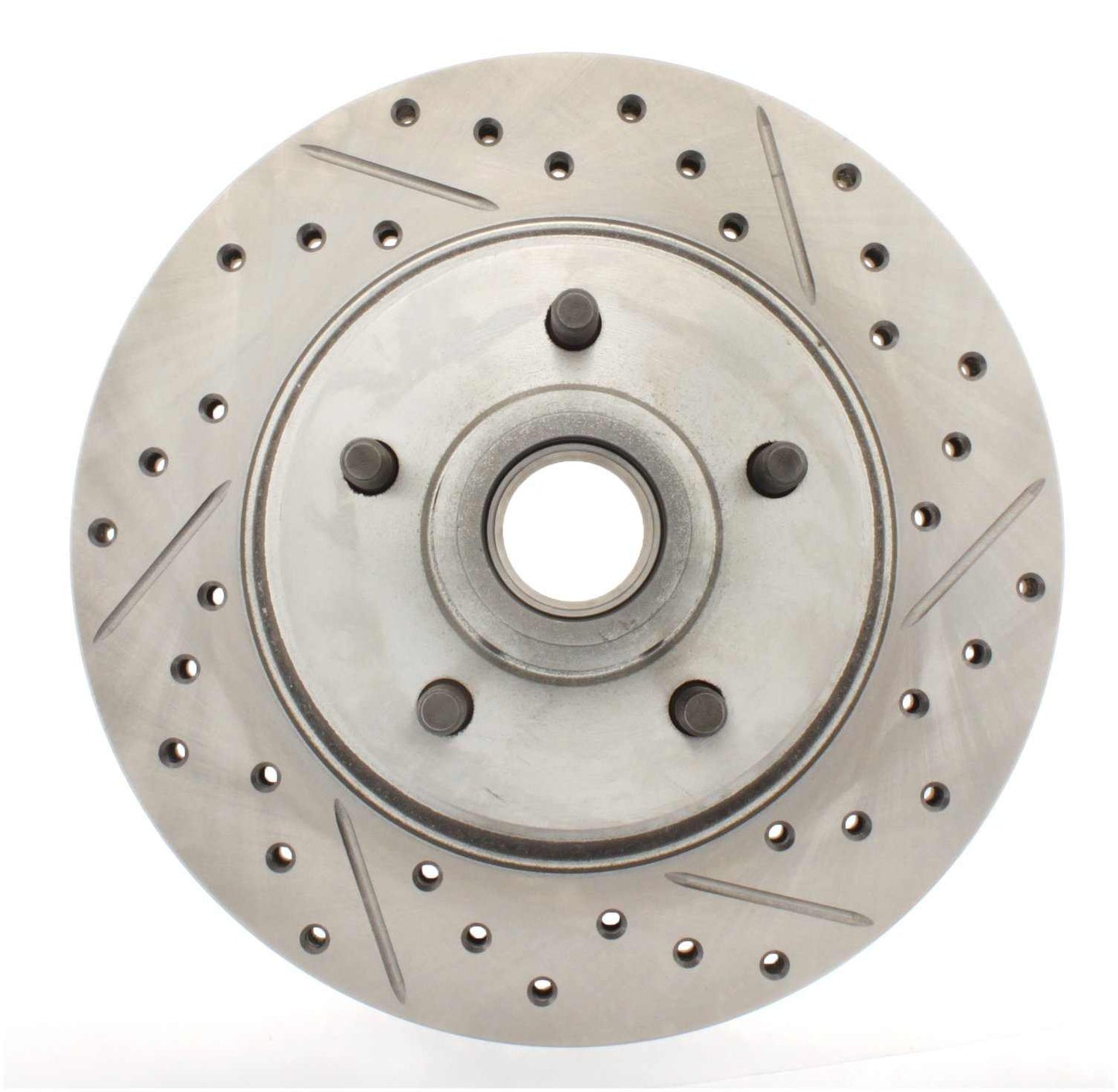 StopTech Select Sport Drilled And Slotted Brake Rotor; Front Left