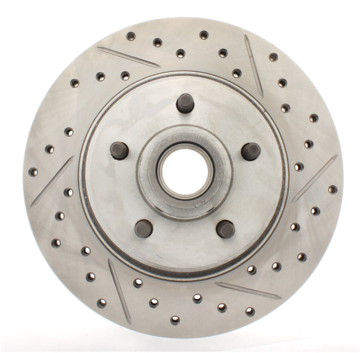 StopTech Select Sport Drilled And Slotted Brake Rotor; Front Left