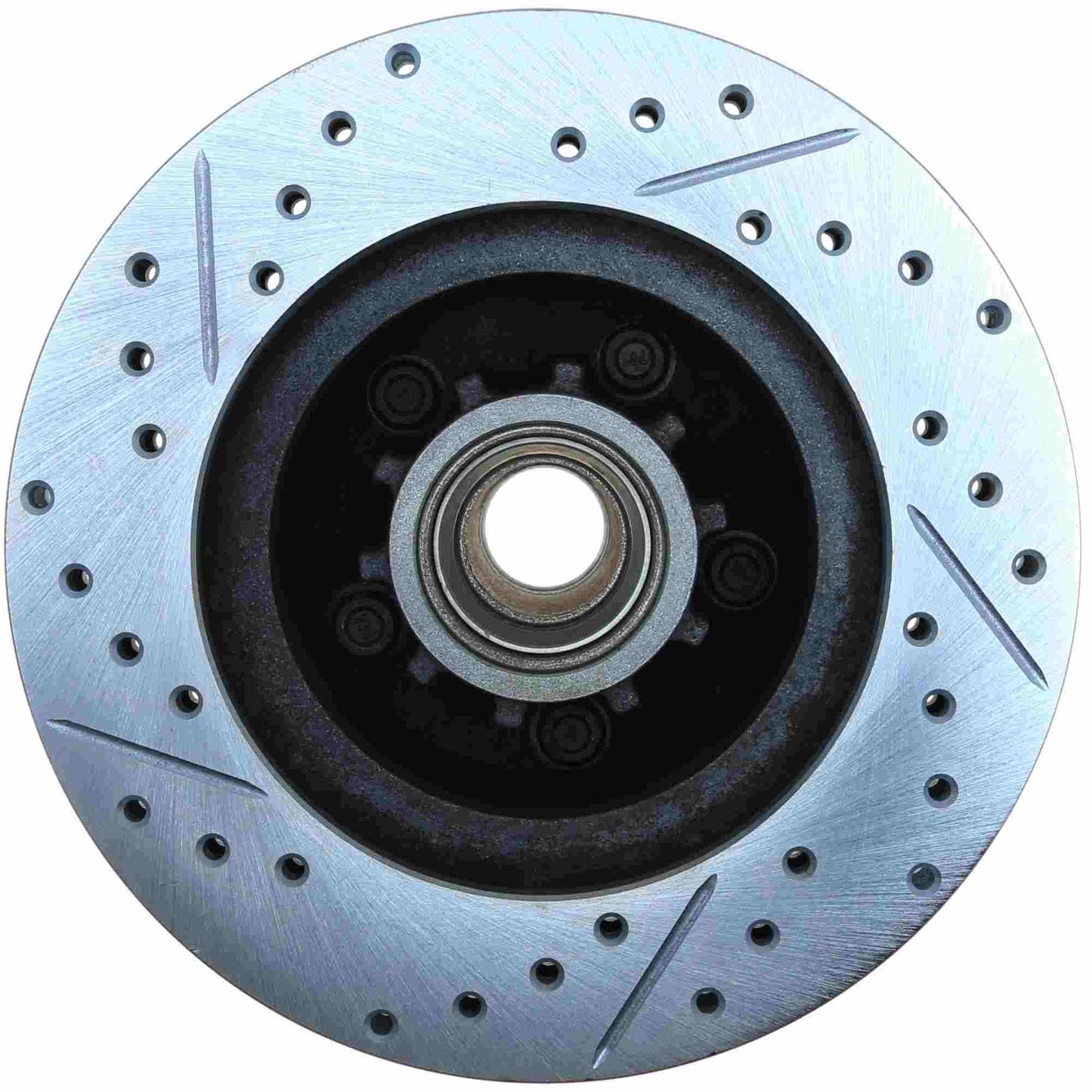 StopTech  Select Sport Drilled And Slotted Brake Rotor;Front And Rear Left