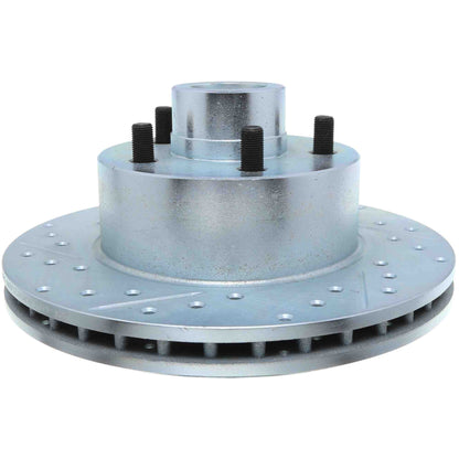 StopTech Select Sport Drilled And Slotted Brake Rotor;Front And Rear Right