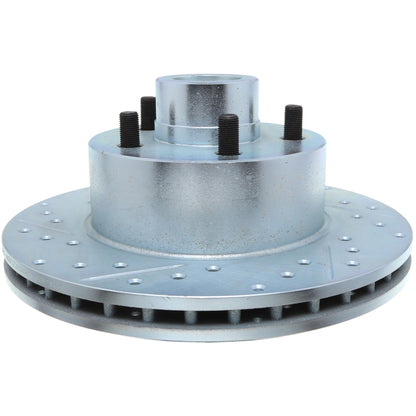 StopTech Select Sport Drilled And Slotted Brake Rotor;Front And Rear Right