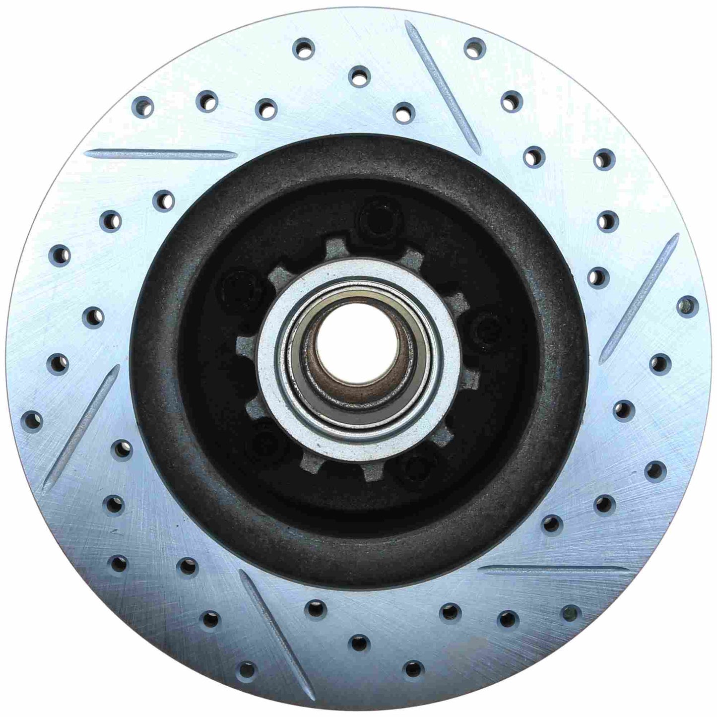 StopTech Select Sport Drilled And Slotted Brake Rotor;Front And Rear Right
