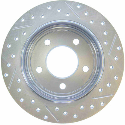 StopTech Select Sport Drilled & Slotted Rotor - Rear Right 227.63035R
