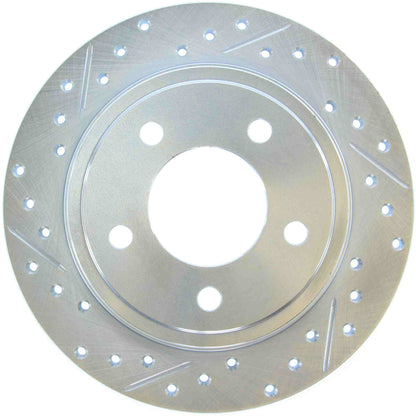 StopTech Select Sport Drilled & Slotted Rotor - Rear Right 227.63035R