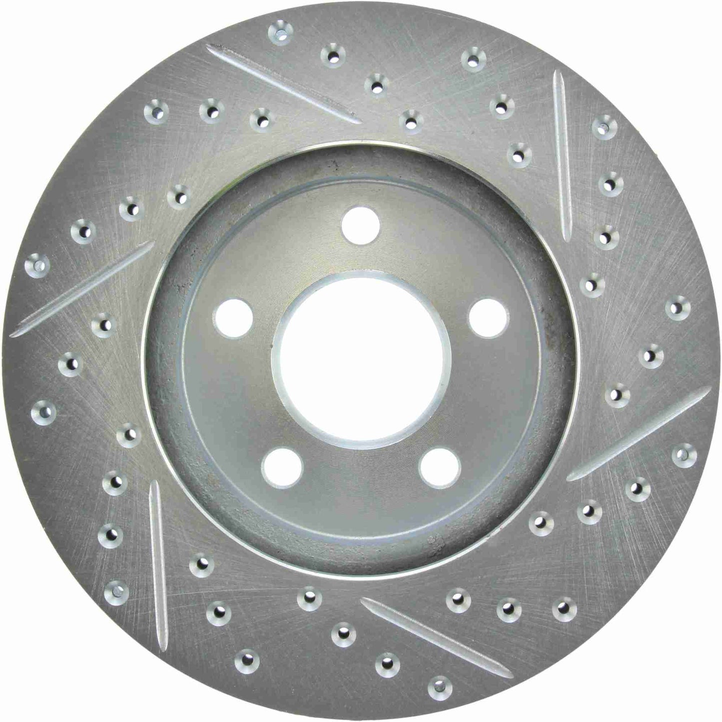 StopTech Select Sport Drilled And Slotted Brake Rotor; Front Right