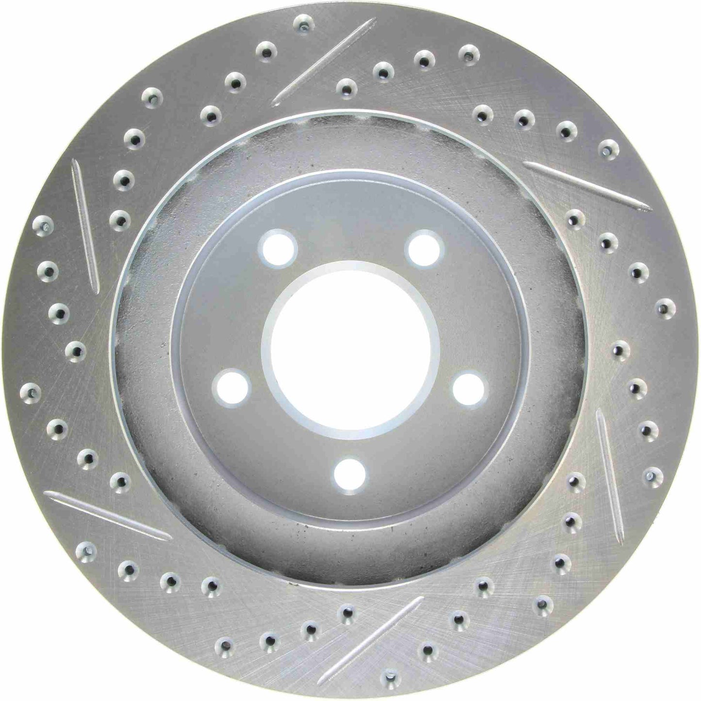StopTech Select Sport Drilled And Slotted Brake Rotor; Front Left