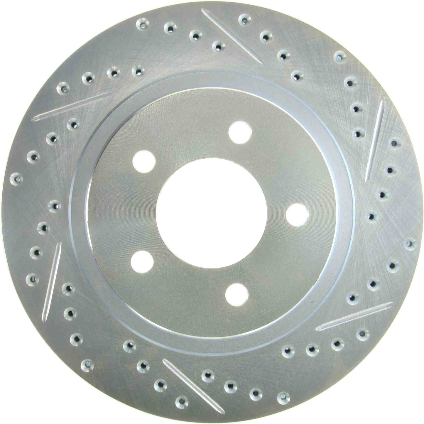 StopTech Select Sport Drilled And Slotted Brake Rotor; Front Left