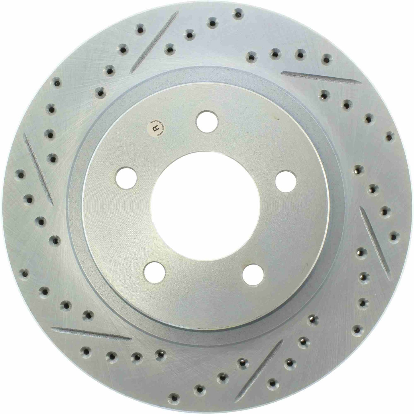 StopTech Select Sport Drilled And Slotted Brake Rotor; Front Right