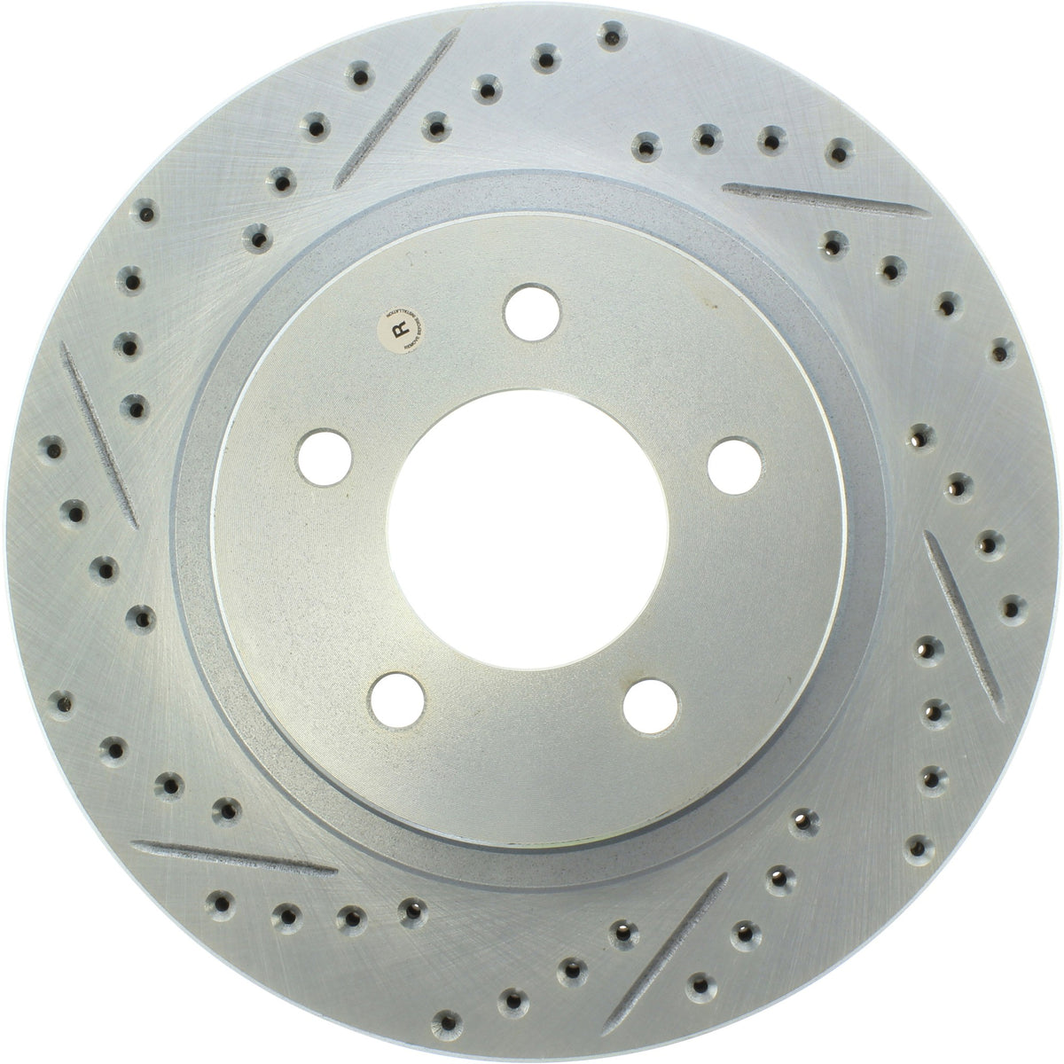 StopTech Select Sport Drilled And Slotted Brake Rotor; Front Right