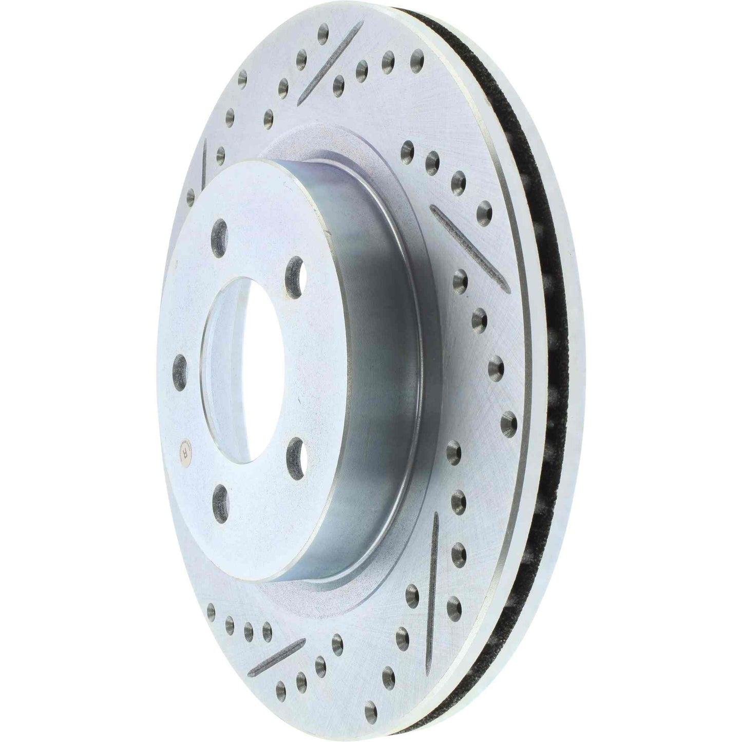 StopTech Select Sport Drilled And Slotted Brake Rotor; Front Right