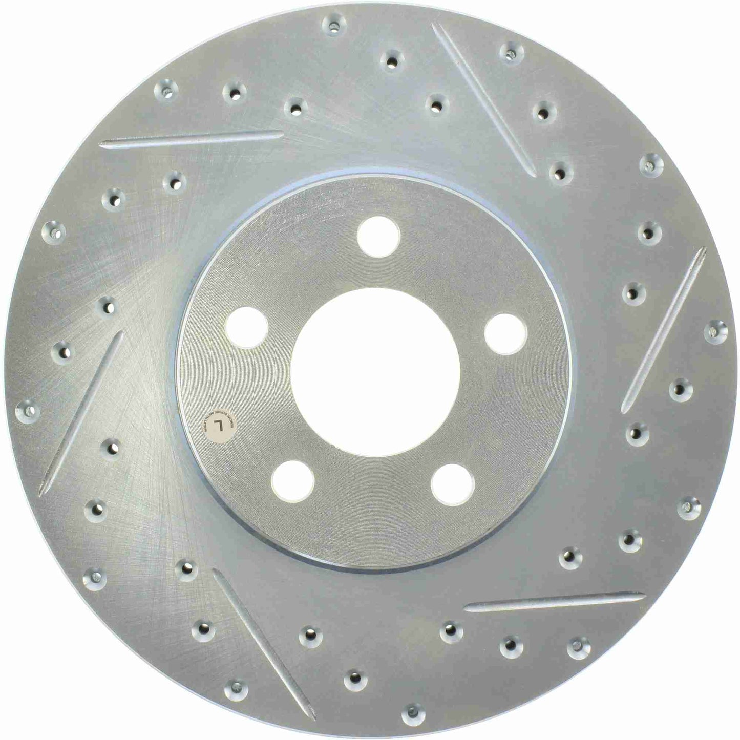 StopTech Select Sport Drilled And Slotted Brake Rotor; Front Left