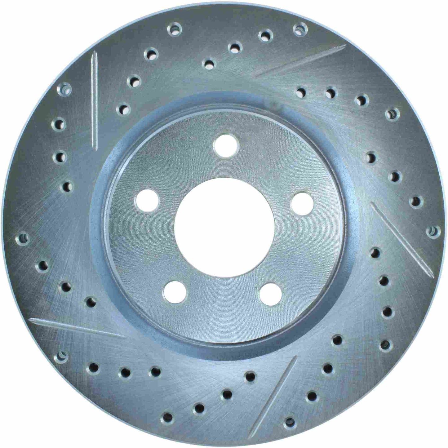 StopTech Select Sport Drilled And Slotted Brake Rotor; Front Right