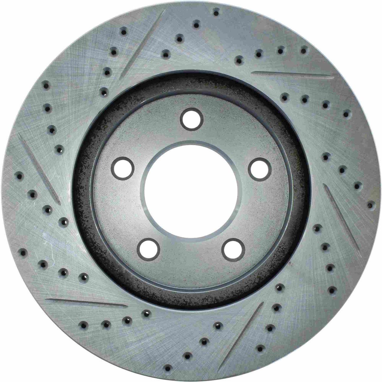 StopTech Select Sport Drilled And Slotted Brake Rotor; Front Left