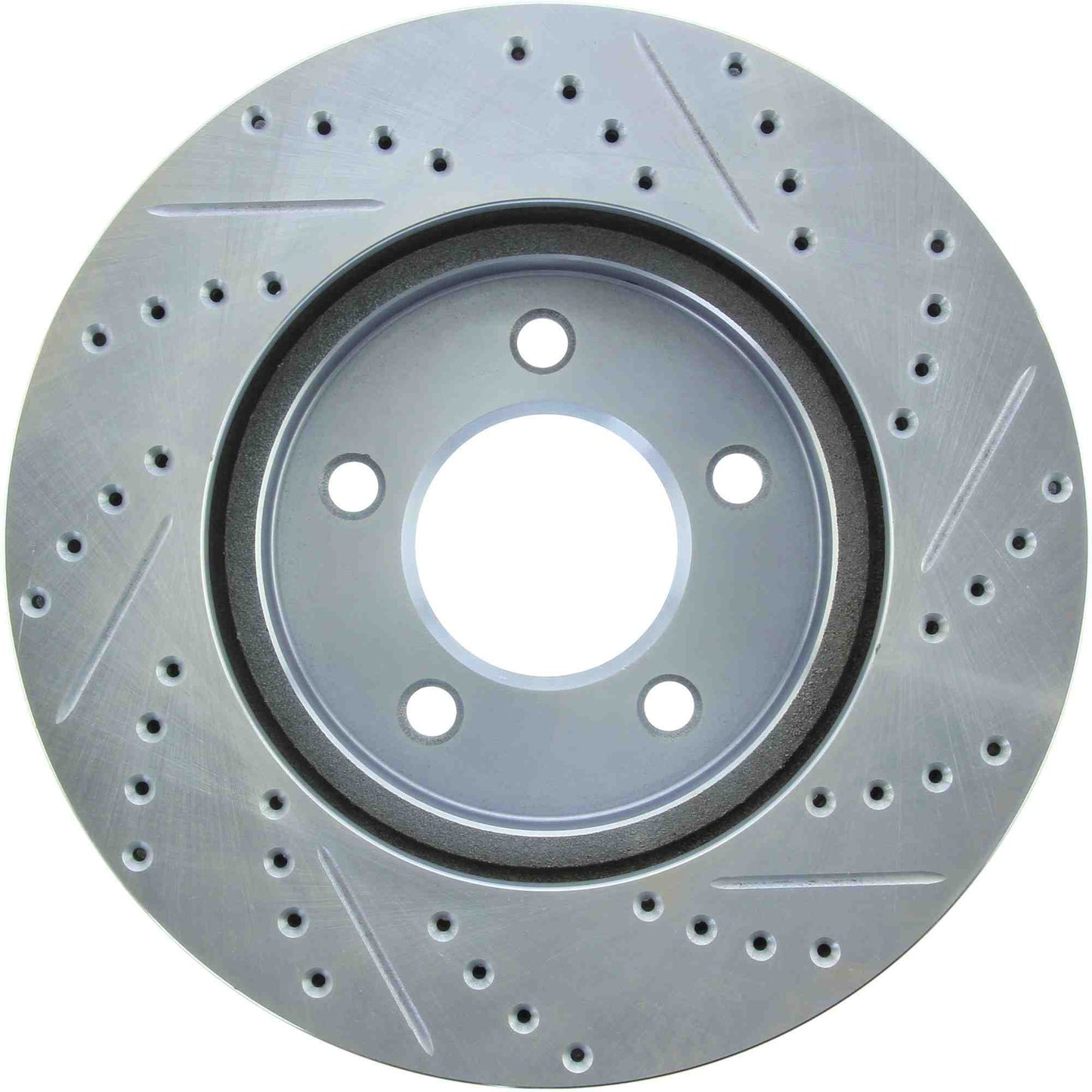 StopTech Select Sport Drilled And Slotted Brake Rotor; Front Right