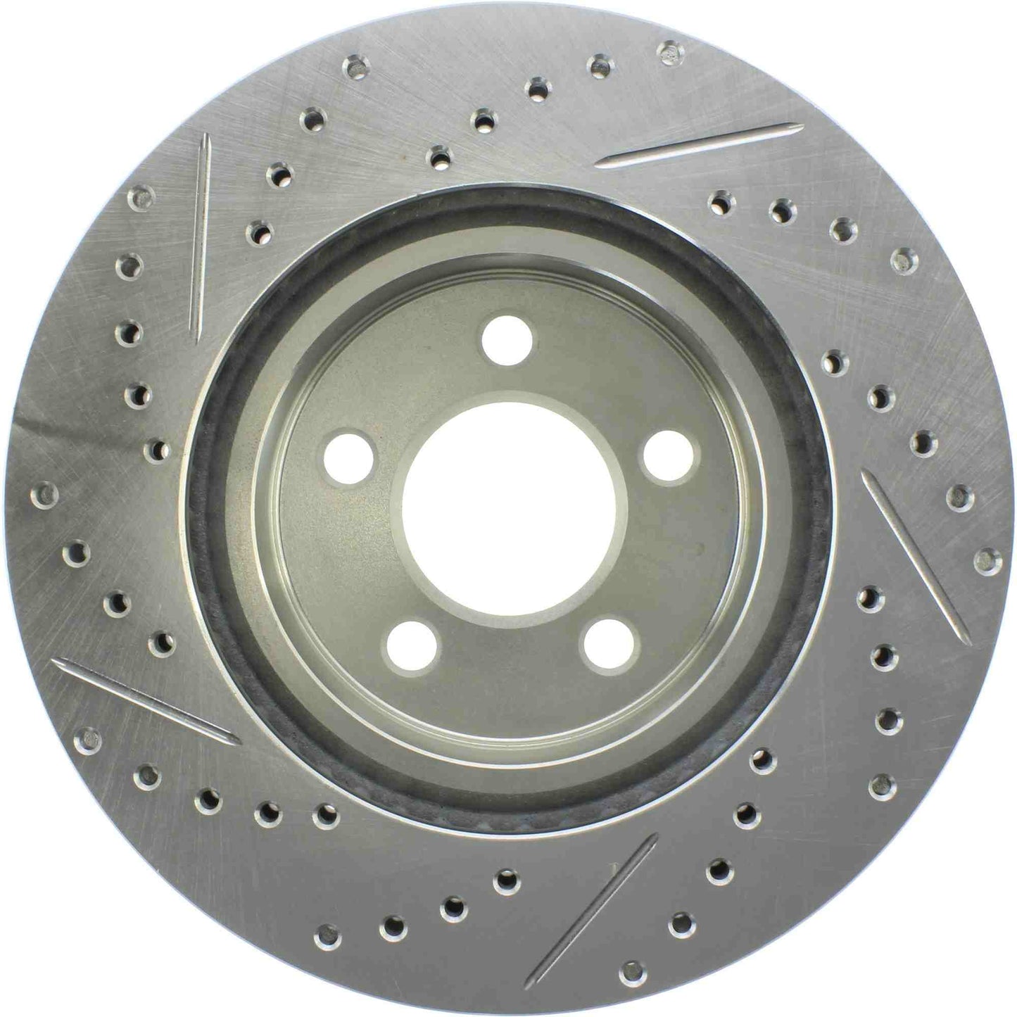 StopTech  Select Sport Drilled And Slotted Brake Rotor; Front Left