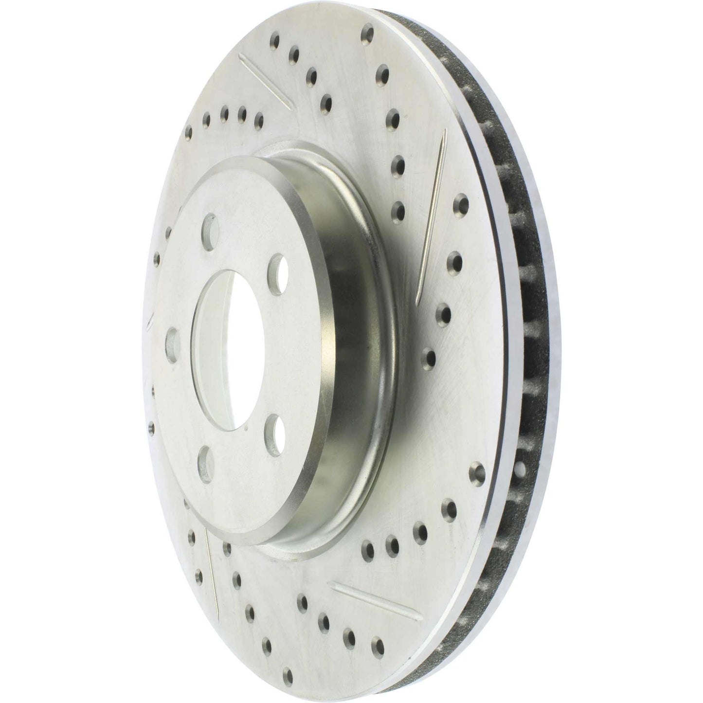 StopTech  Select Sport Drilled And Slotted Brake Rotor; Front Left