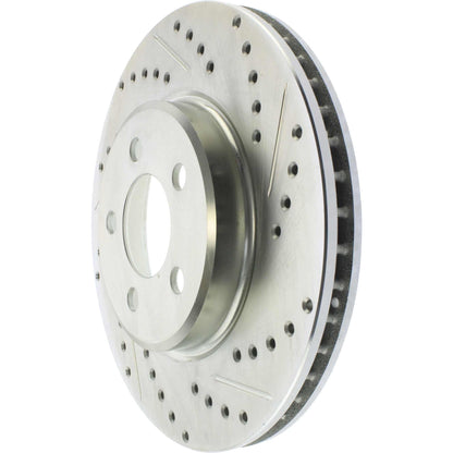 StopTech  Select Sport Drilled And Slotted Brake Rotor; Front Left