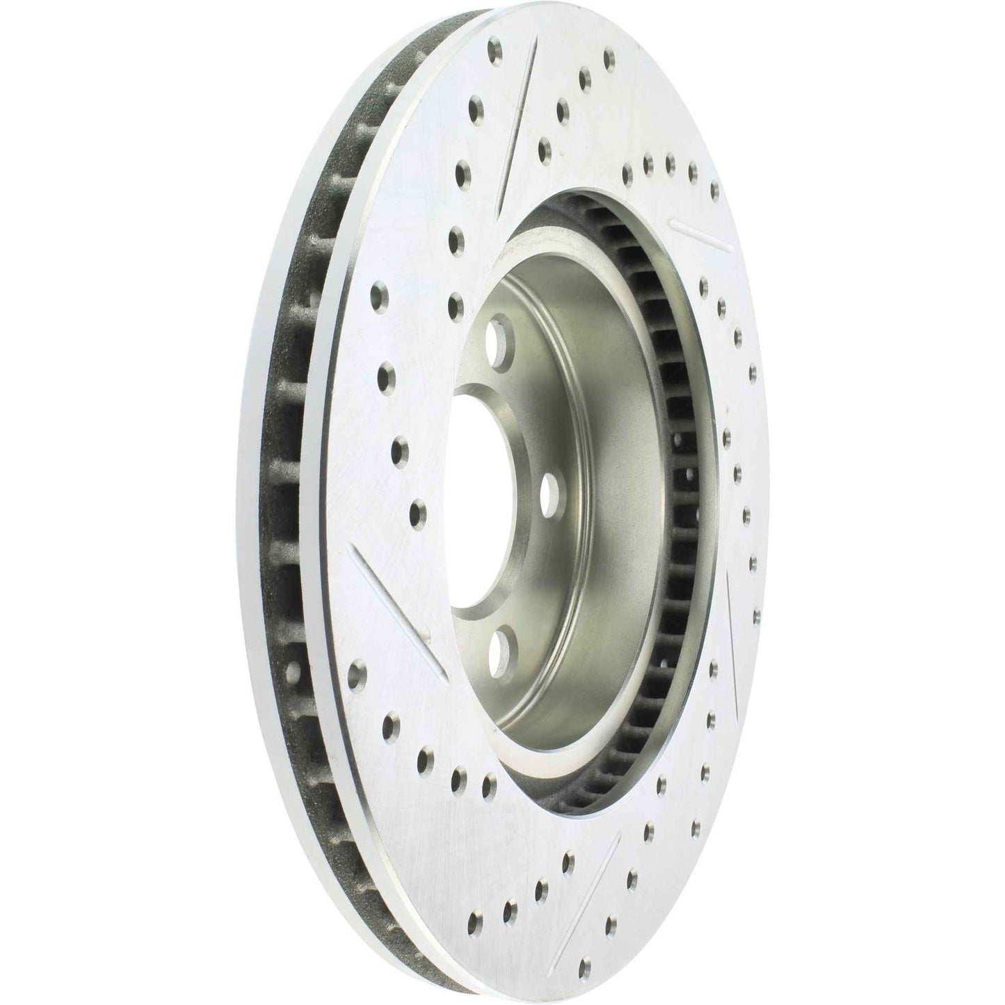 StopTech  Select Sport Drilled And Slotted Brake Rotor; Front Left