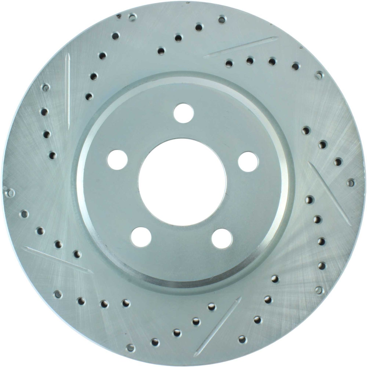 StopTech Select Sport Drilled And Slotted Brake Rotor; Front Right