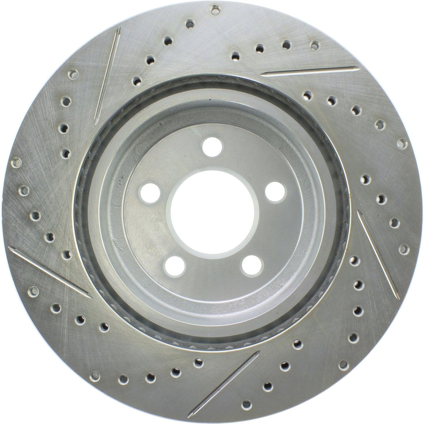 StopTech Select Sport Drilled And Slotted Brake Rotor; Front Left