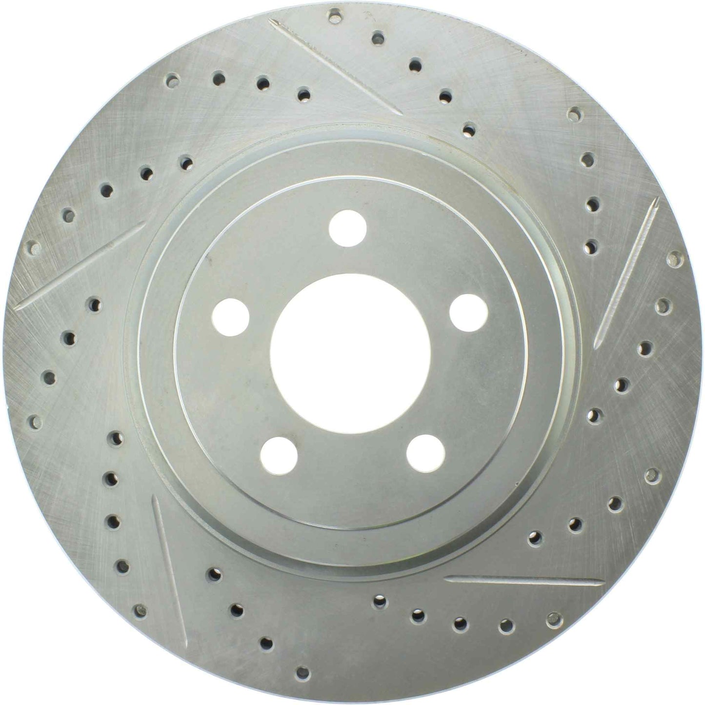 StopTech Select Sport Drilled And Slotted Brake Rotor; Front Left