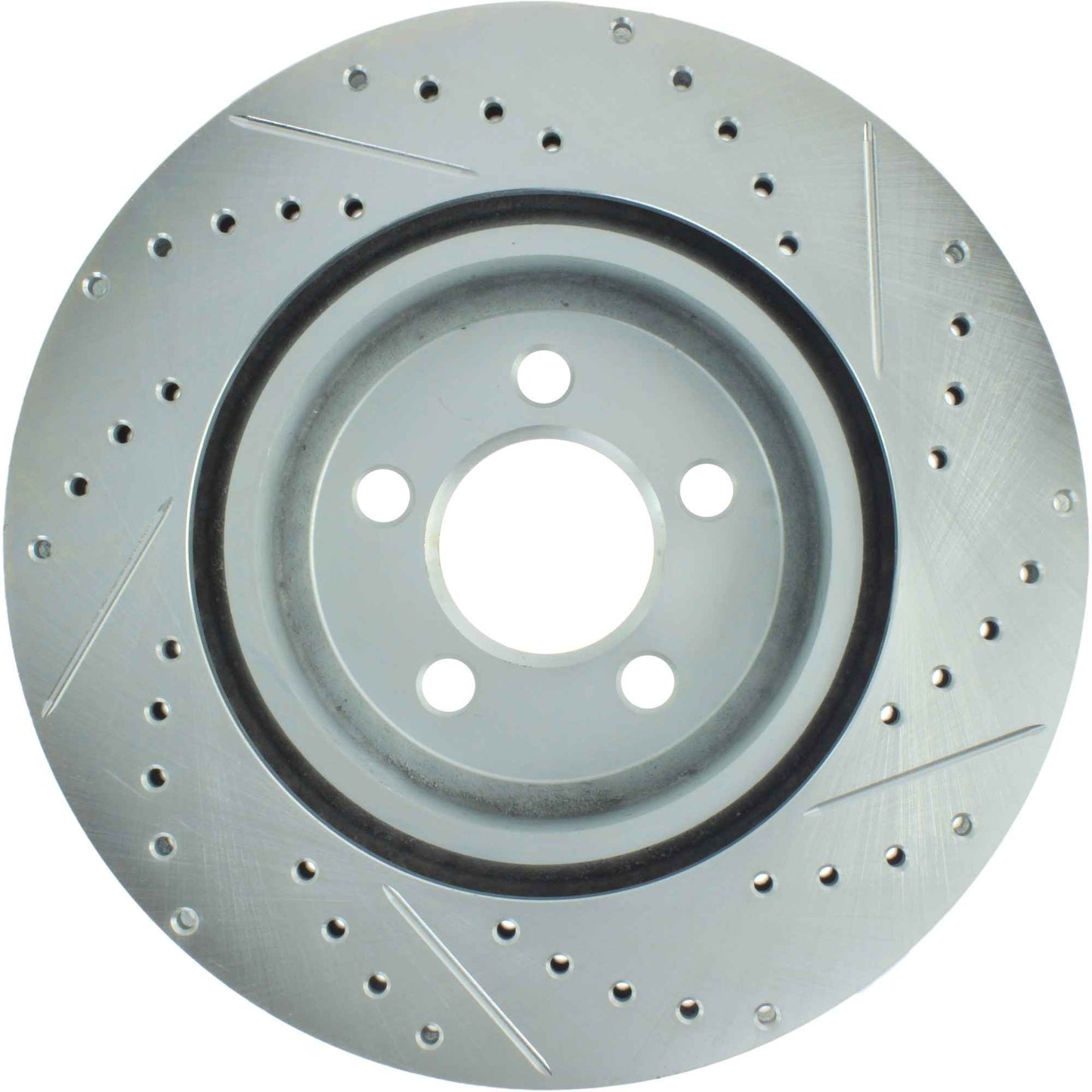StopTech Select Sport Drilled And Slotted Brake Rotor; Front Right
