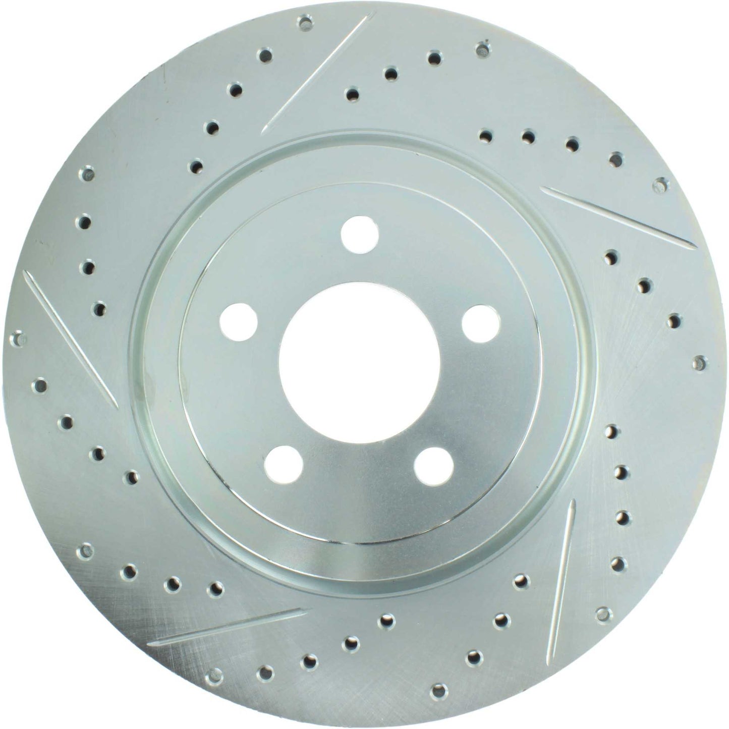 StopTech Select Sport Drilled And Slotted Brake Rotor; Front Right