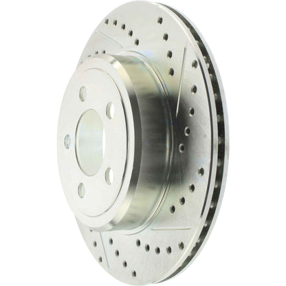 StopTech Select Sport 2011-2012 Dodge Challenger RT Drilled and Slotted Rear Left Brake Rotor 227.63062L